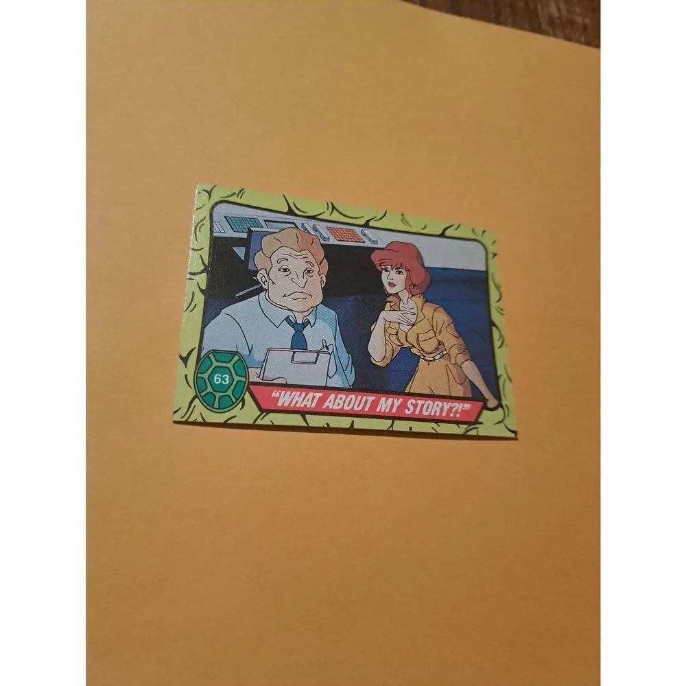 1989 Topps TMNT Trading Card 63 Teenage Mutant Ninja Turtles